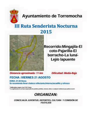 III Ruta Senderista Nocturna